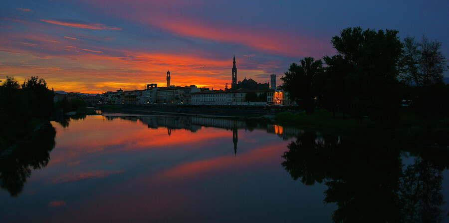 Florence at night